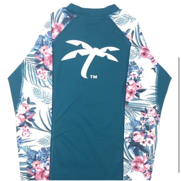 TRAPICAL Women’s Swim Top Rash-Guard - Picture 3 of 3